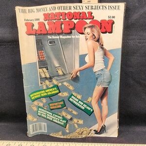 Vintage National Lampoon February 1986 Big Money & Sexy Subjects